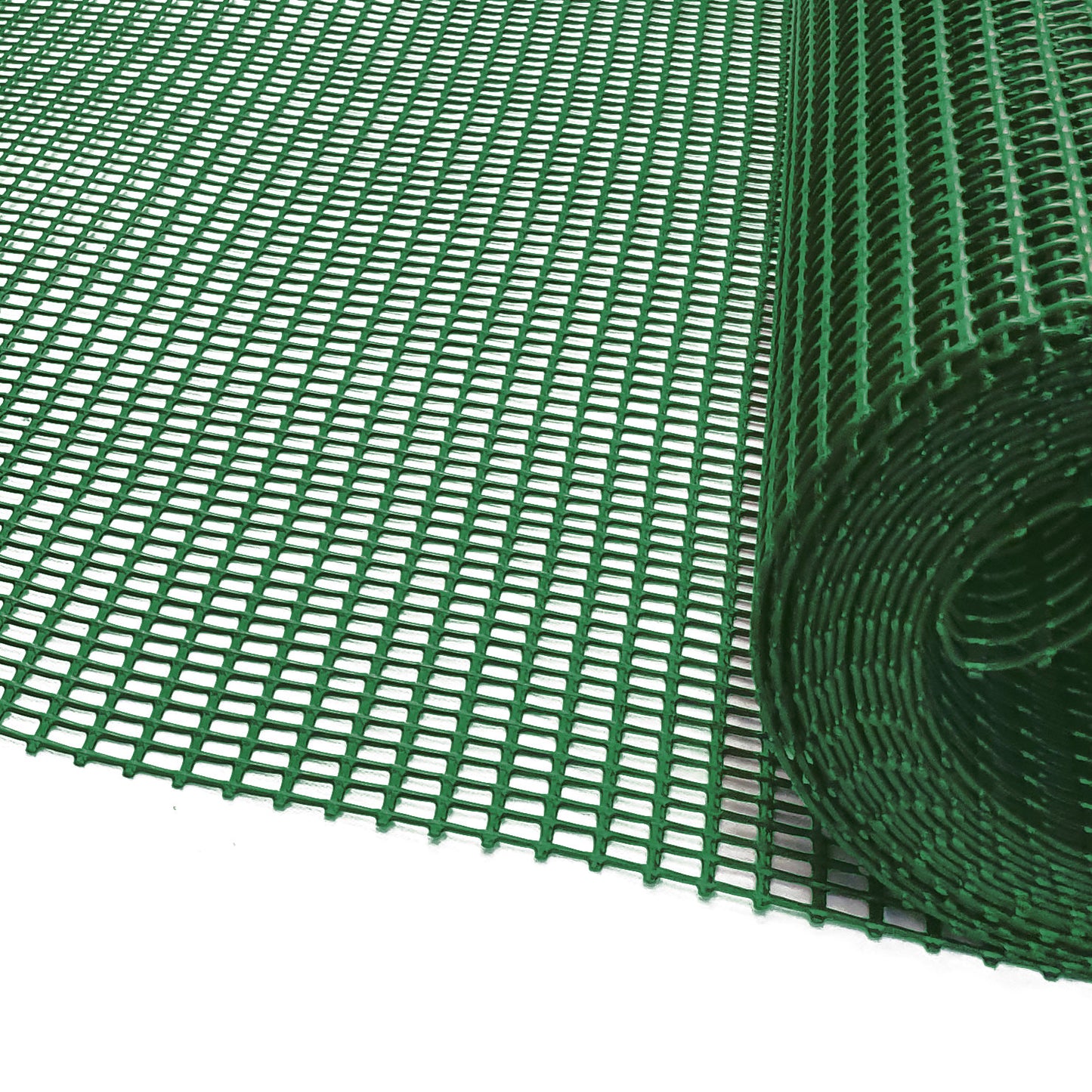 Heavy Duty Extruded Square Mesh Plastic Fence - Green 13mm