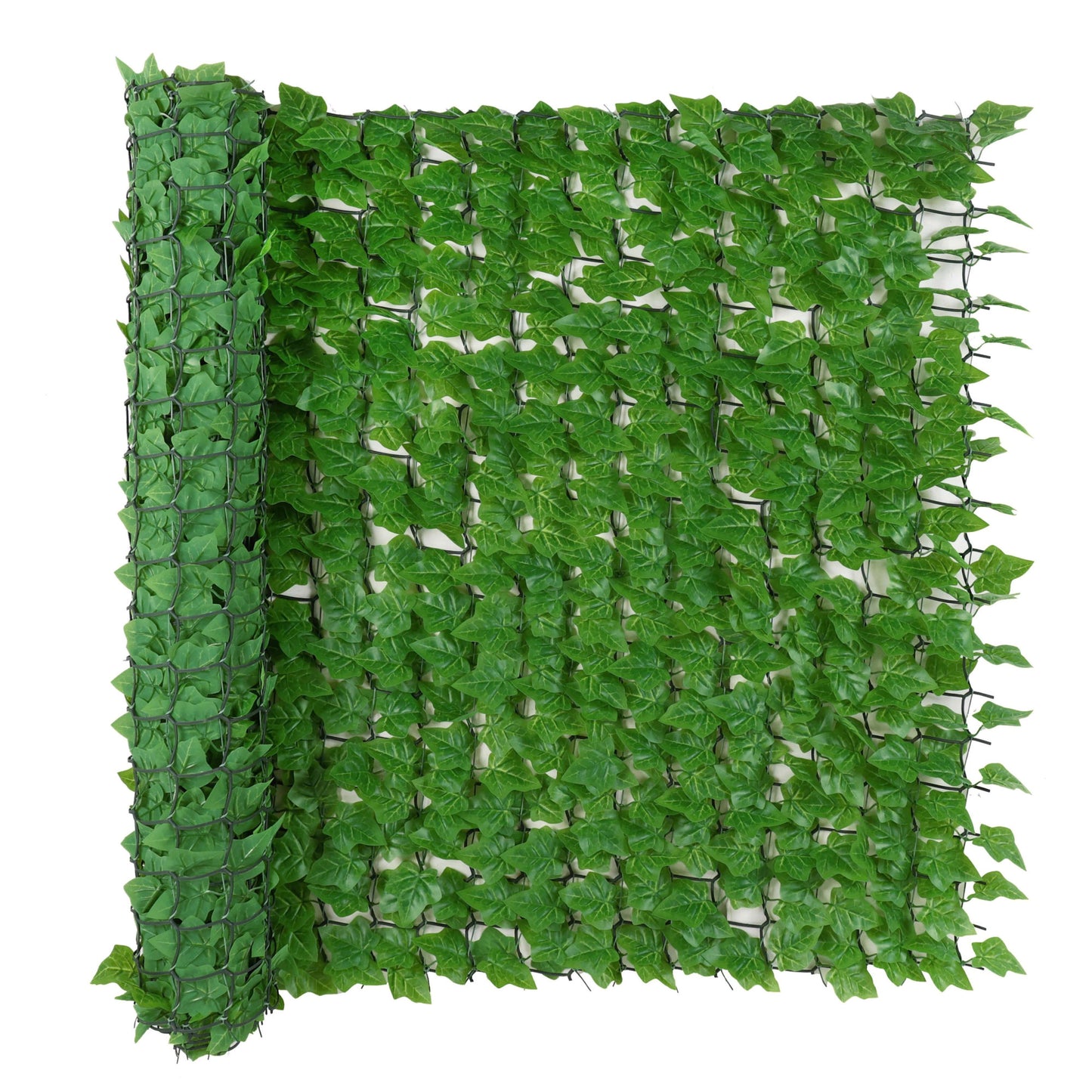 Premium Artificial Ivy Hedge Green - 3m