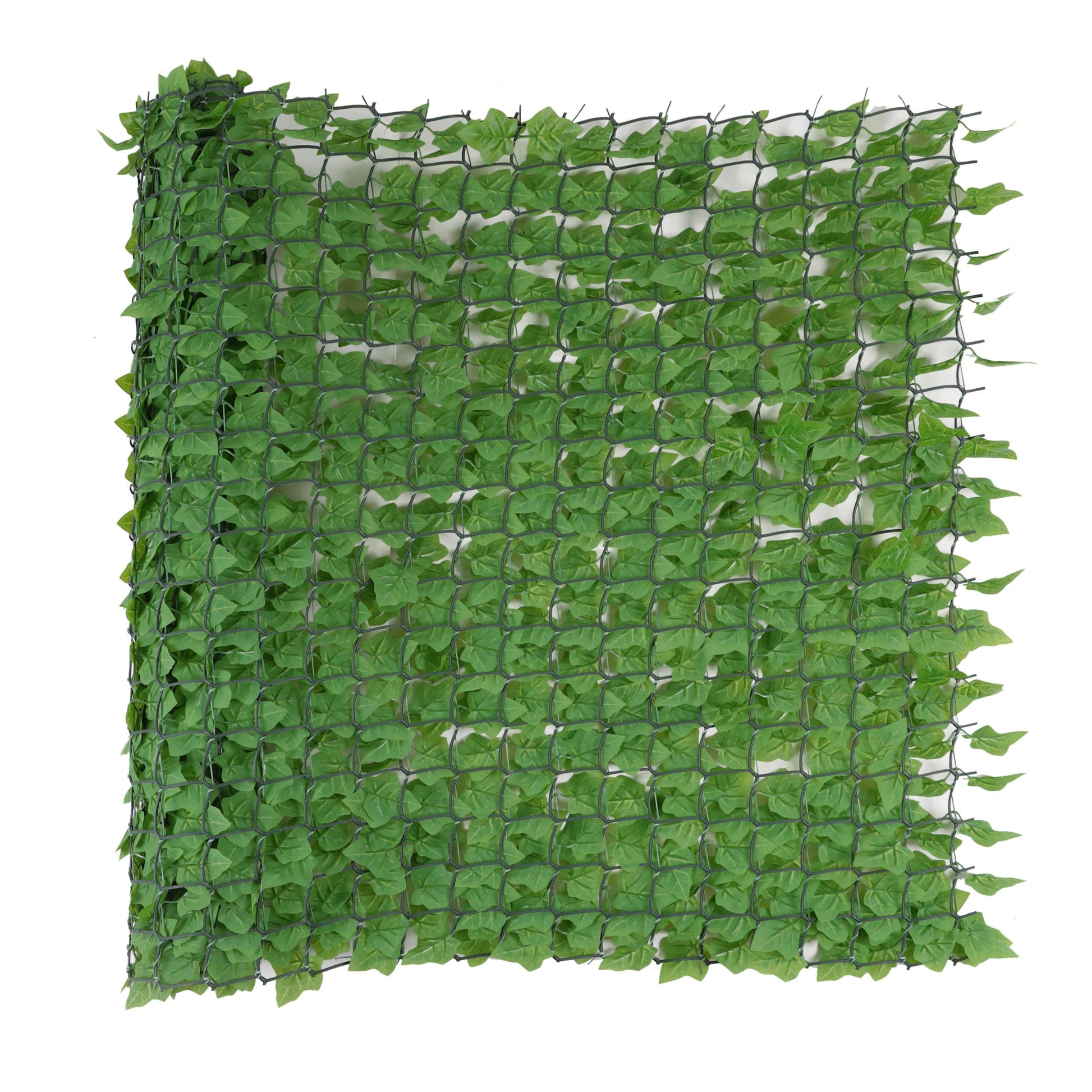 Premium Artificial Ivy Hedge Green - 3m