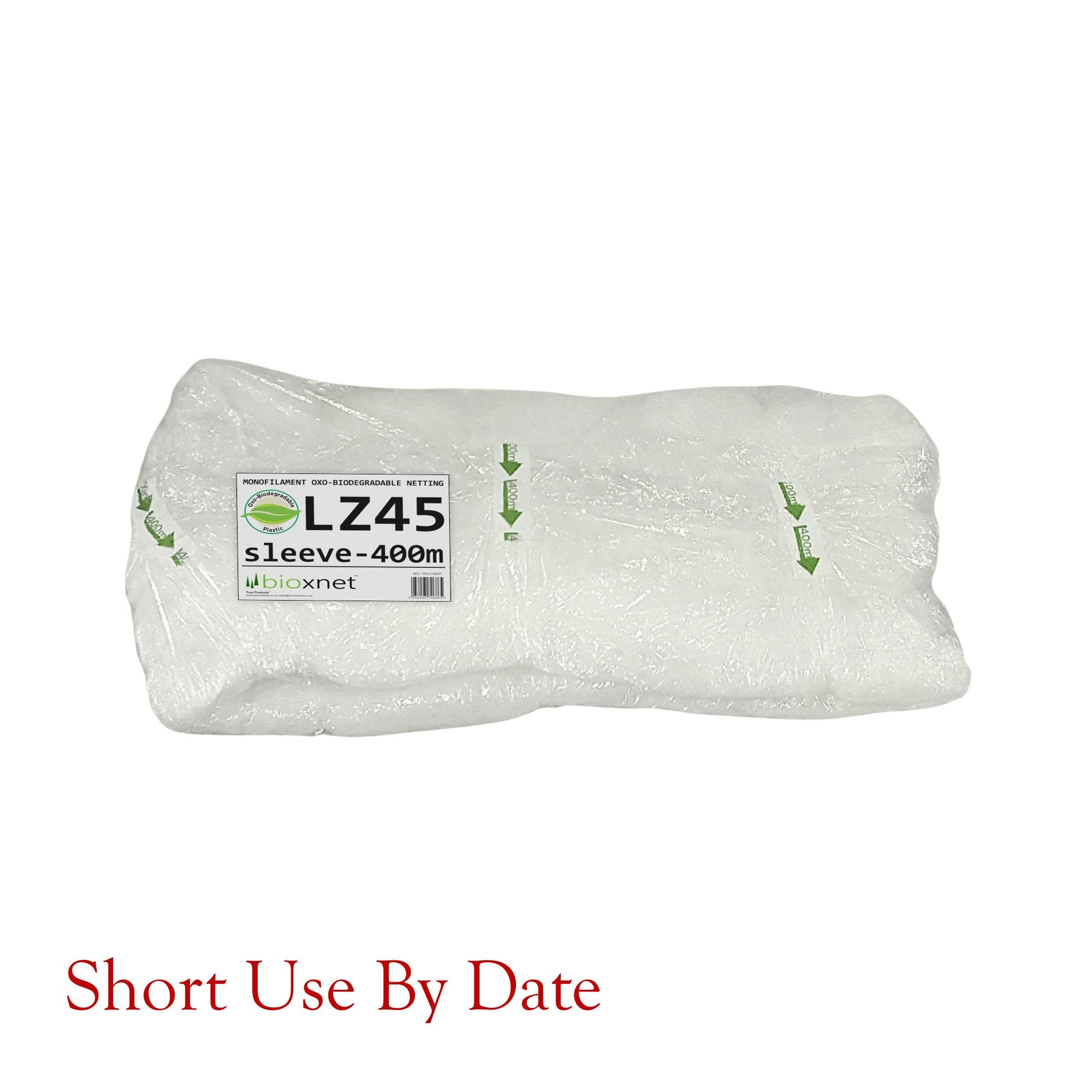 Short Date LZ45 Oxo-Biodegradable Tree Netting Sleeve - 400m