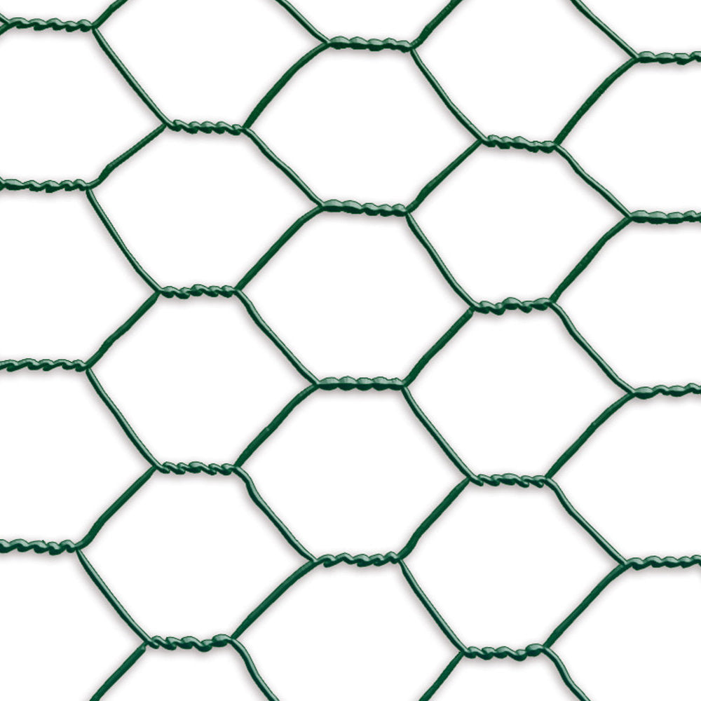 Green Plastic Coated Chicken Wire Netting