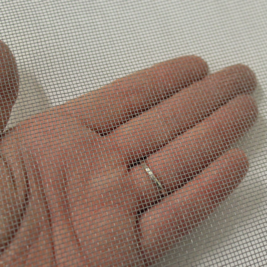 PVC Coated Fibreglass Insect Mesh 1.5m by the Metre -  Grey