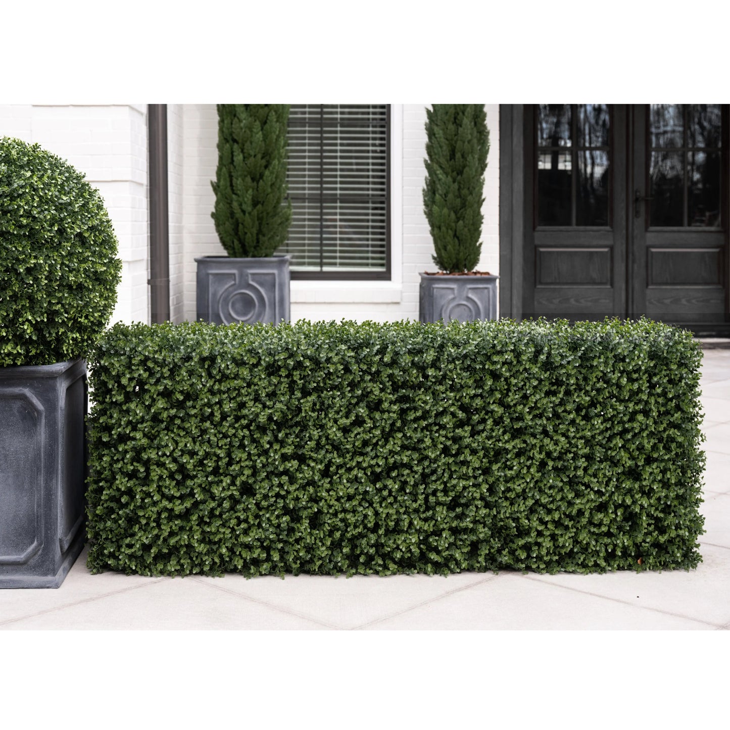 Freestanding Artificial Boxwood Hedge 158cm x 56cm