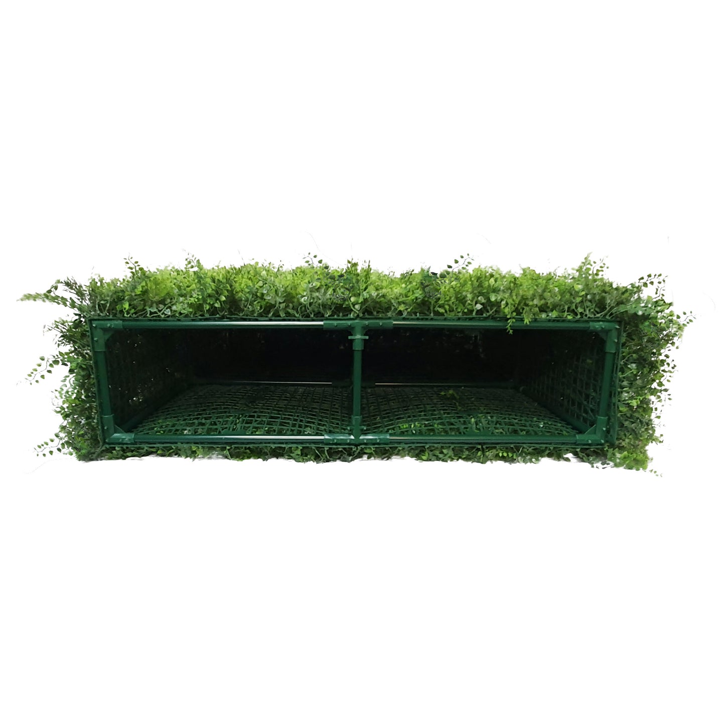 Freestanding Artificial Fern Hedge 106cm x 108cm