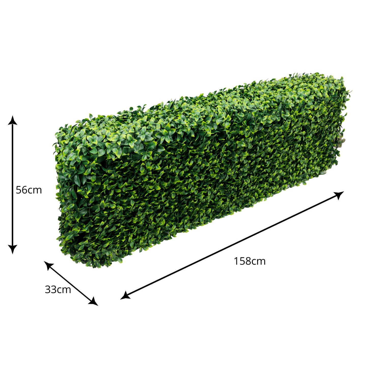 Freestanding Artificial Gardenia Hedge 158cm x 56cm