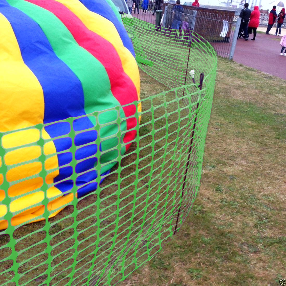 Plastic Barrier Mesh Fence - Green