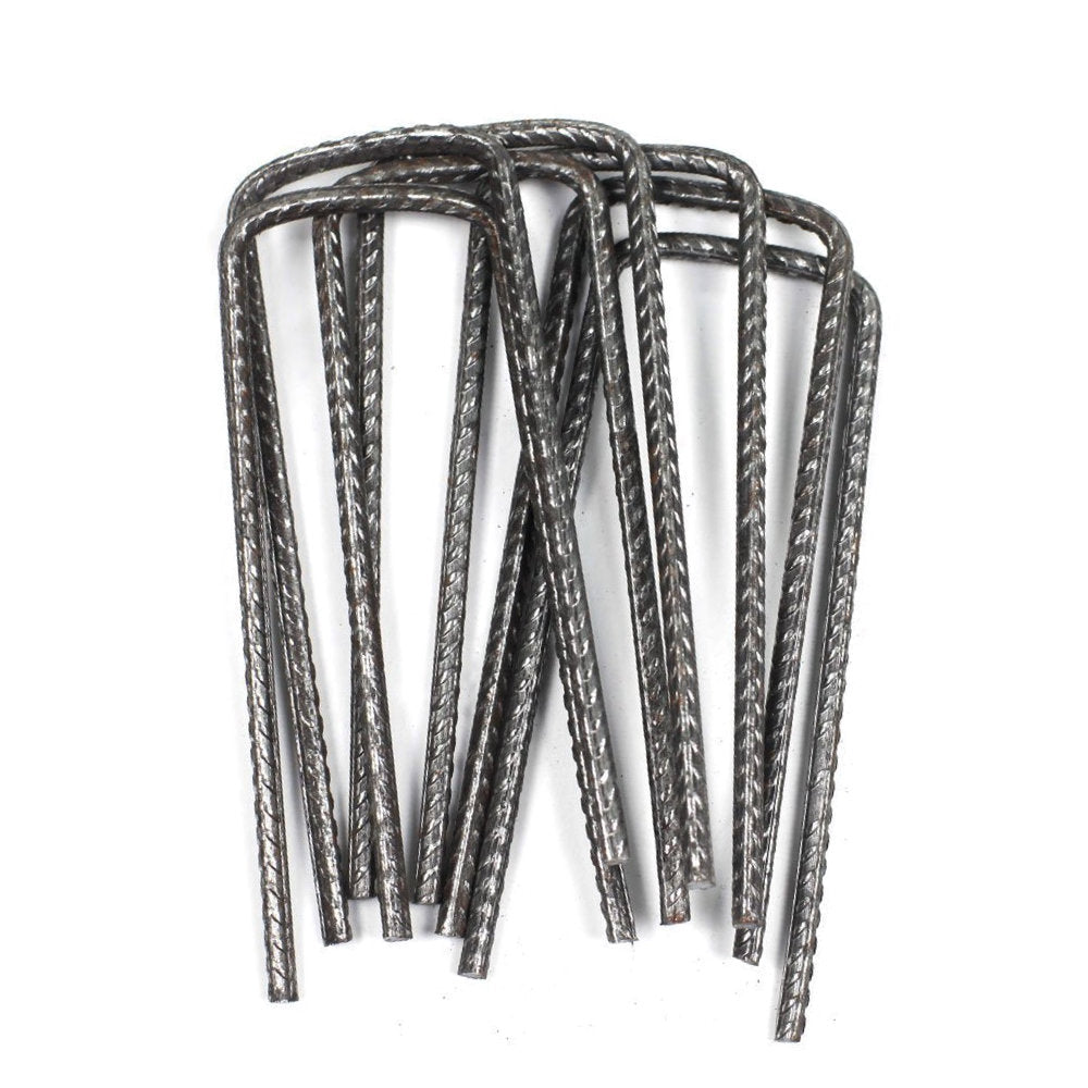 Heavy Duty Steel Anchoring U-Pins - Packs of 10, 50, 100 – Premier Netting