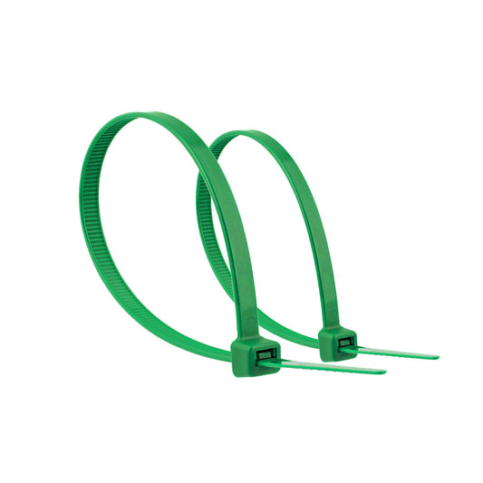 Green Cable Ties - Pack of 100