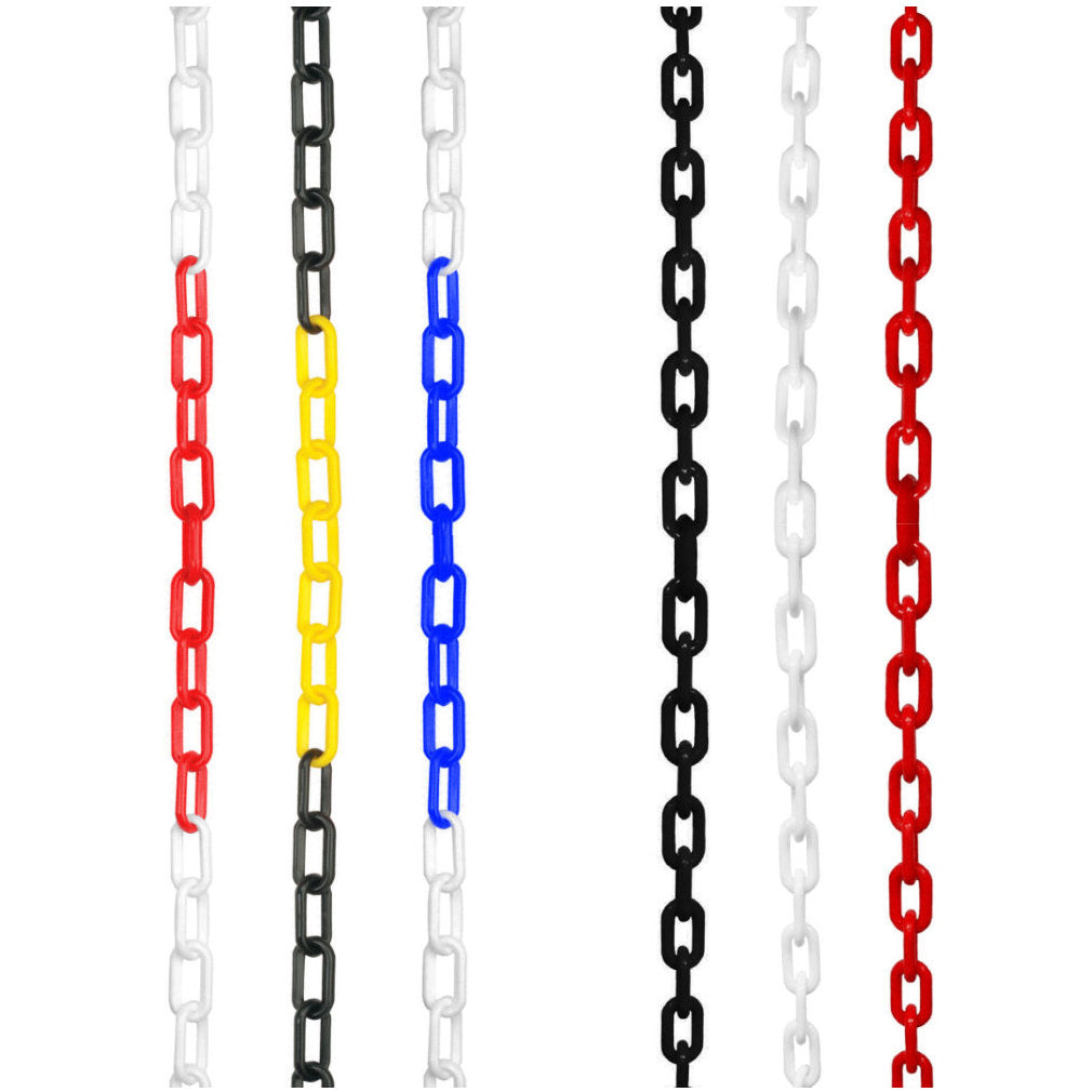 Plastic Barrier Chain 6mm - 25m Long | Safety Barriers – Premier Netting