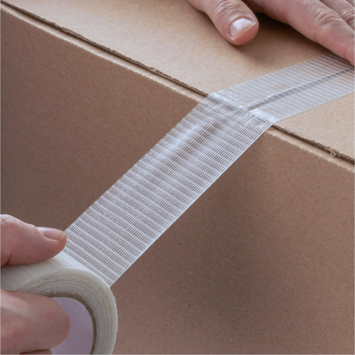 Reinforced Packaging Tape - 50mm wide x 50m long