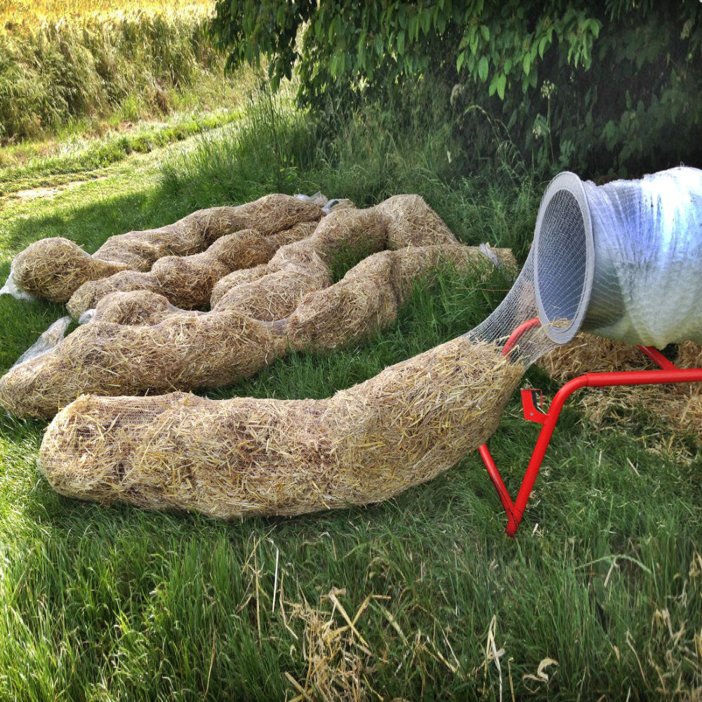 Netting Sleeve for Barley Straw to Control Algae