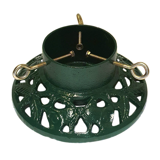 Cast Iron Green Bell 12" Christmas Tree Stand