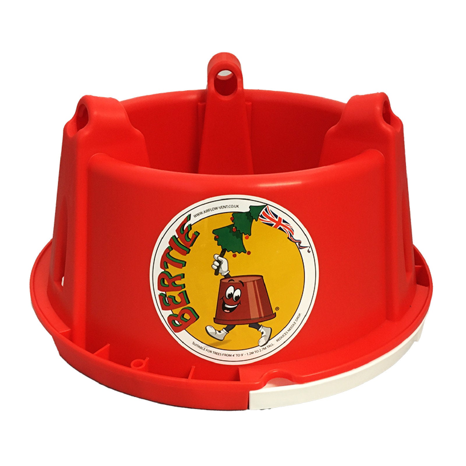 Bertie Christmas Tree Stand - Red/White