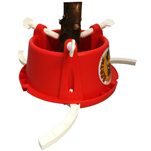 Bertie Christmas Tree Stand - Red/White