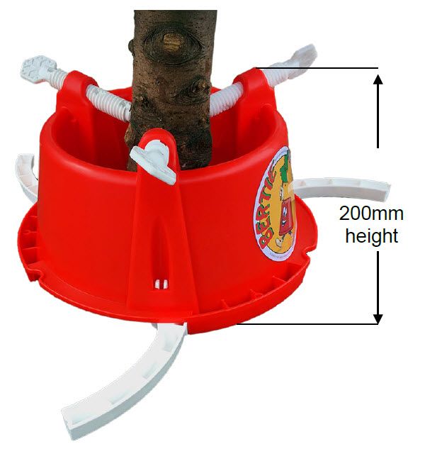 Bertie Christmas Tree Stand - Red/White