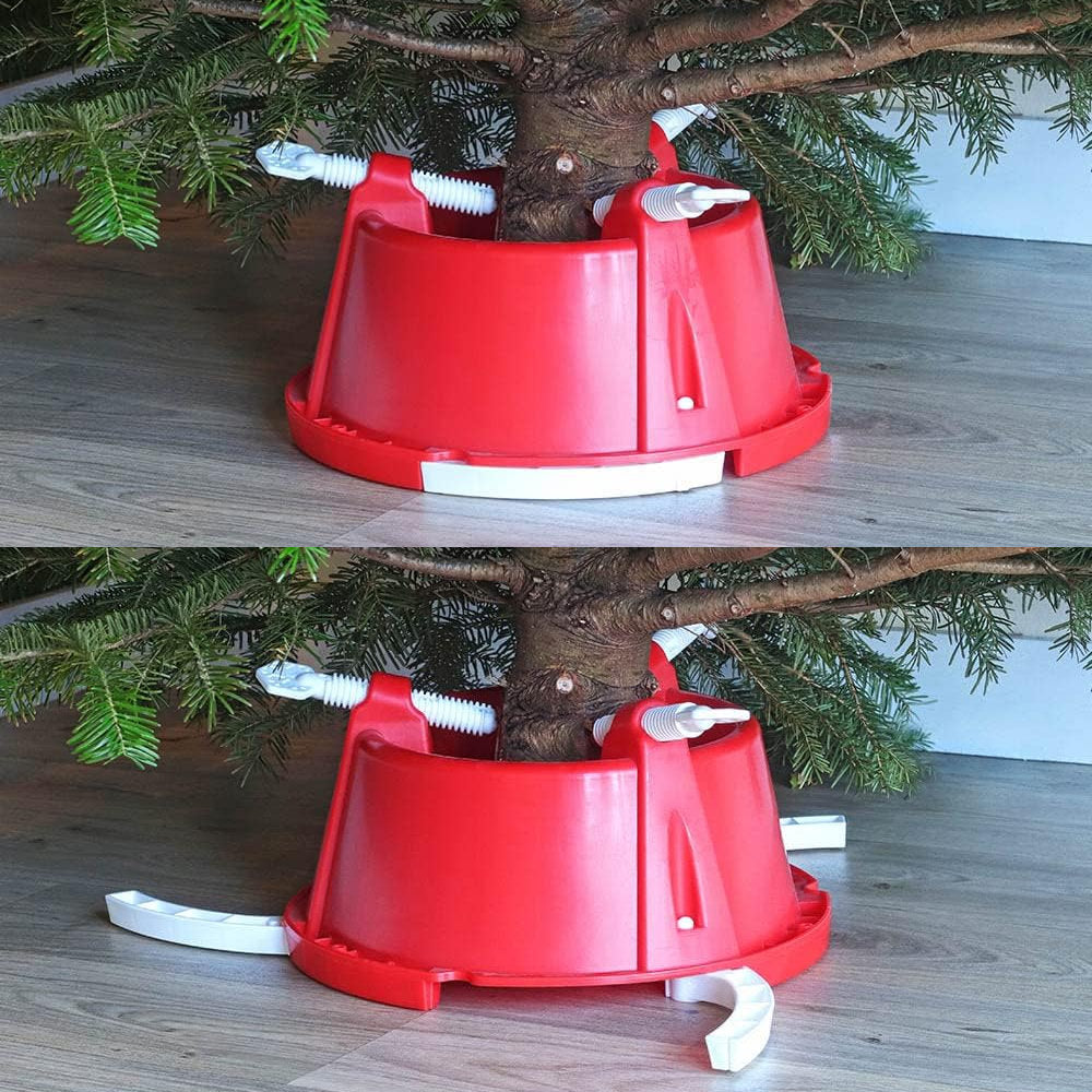 Bertie Christmas Tree Stand - Red/White