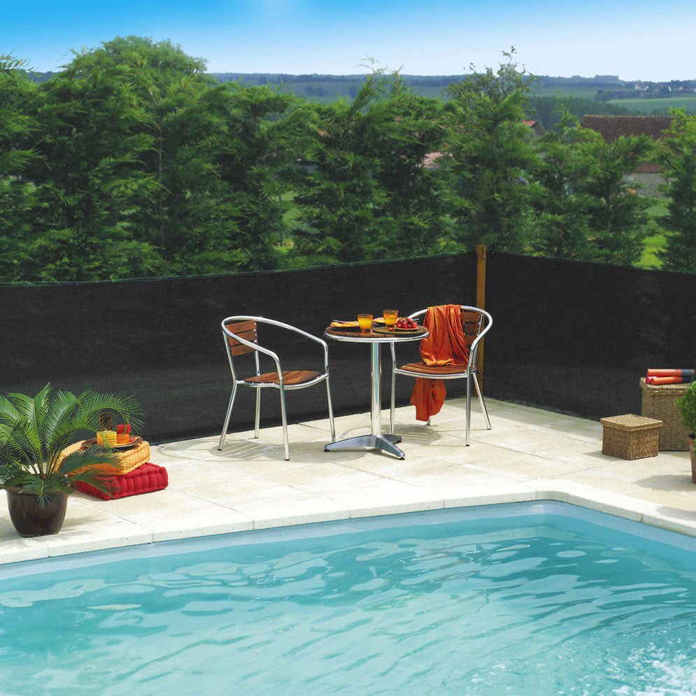 80% Shade & Privacy Netting - Black