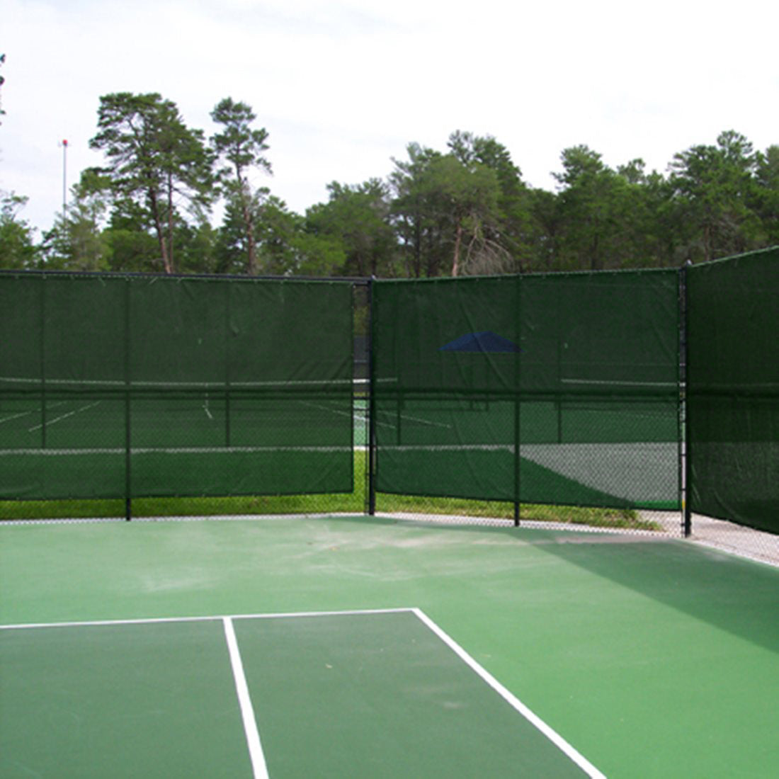 80% 'T' Shade & Privacy Netting Green - Tennis Court