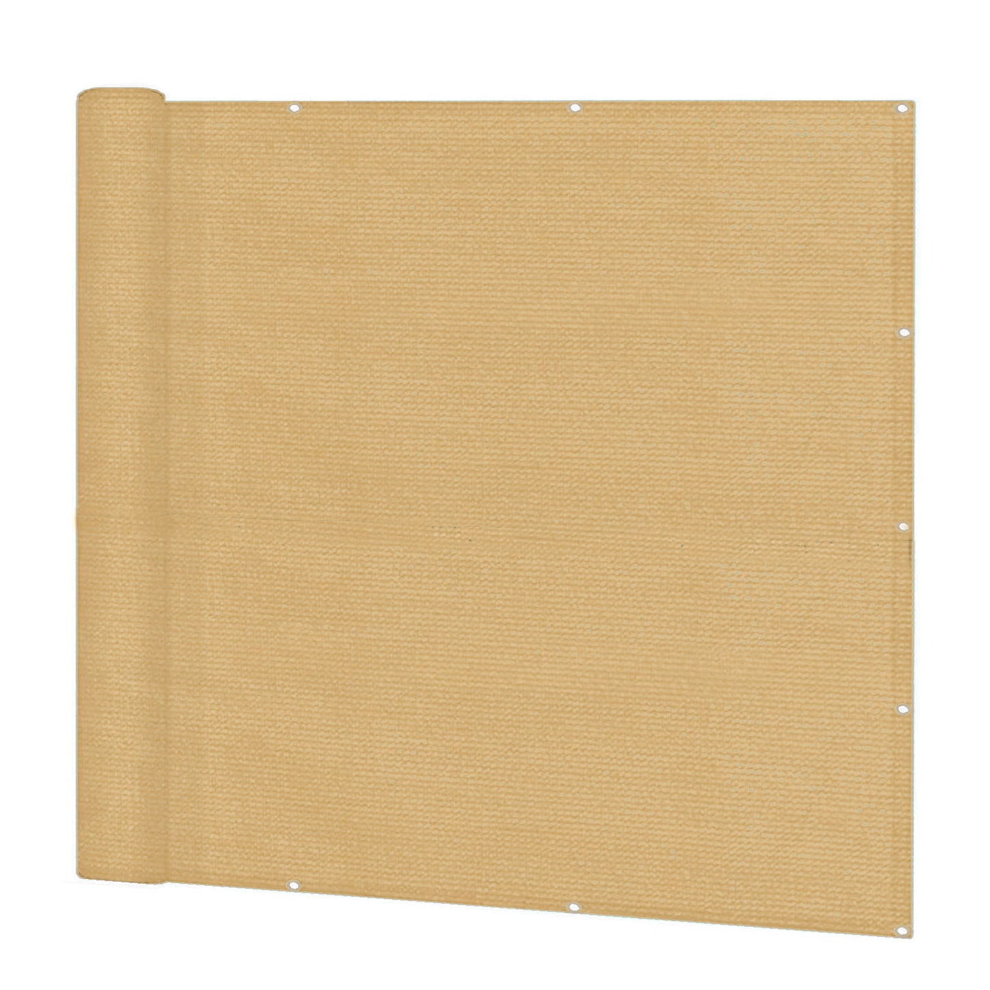 Sand 1.83m Privacy & Balcony Screening Net - Heavy Duty 180gsm with Eyelets