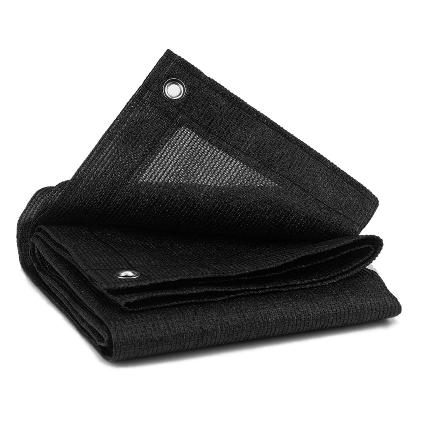 Black Privacy & Balcony Screening Net - Heavy Duty 180gsm with Eyelets