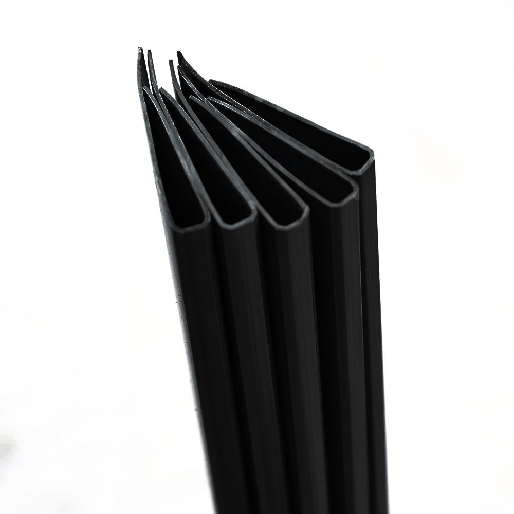 Edging / Stabilising Strips for PVC Screening - Black 4 Pack