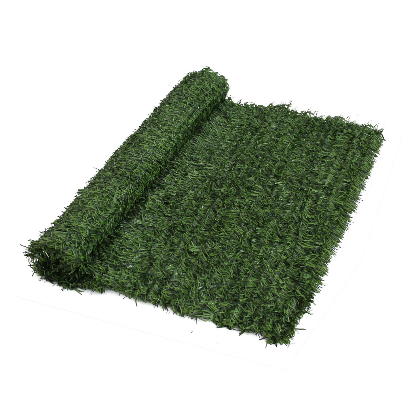 Artificial Conifer Hedge Garden Fence Privacy Screen - 3m Long