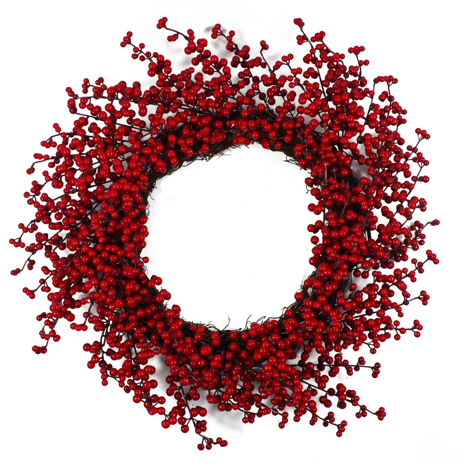 60cm Christmas Wreath - Luxury Red Berry
