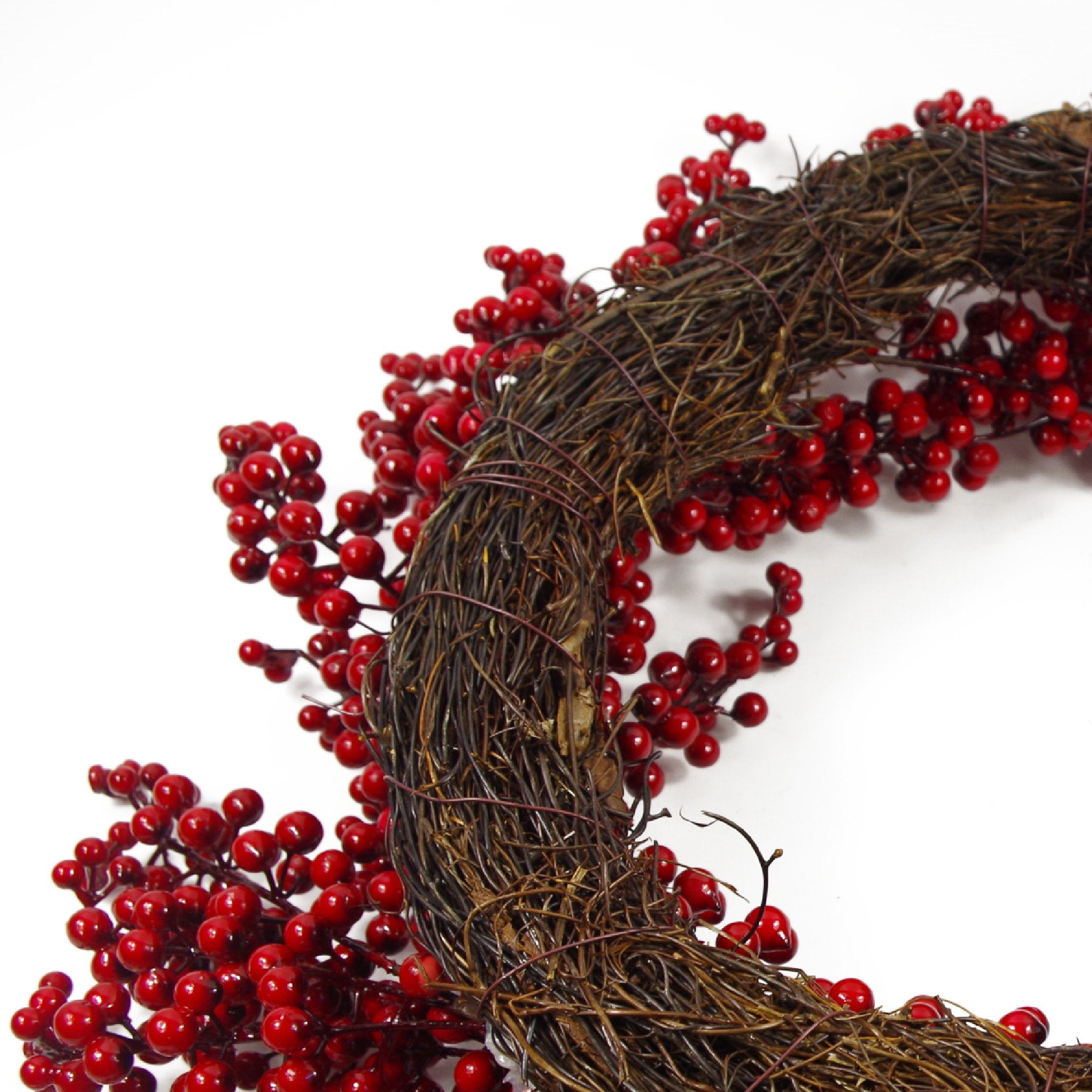 60cm Christmas Wreath - Luxury Red Berry