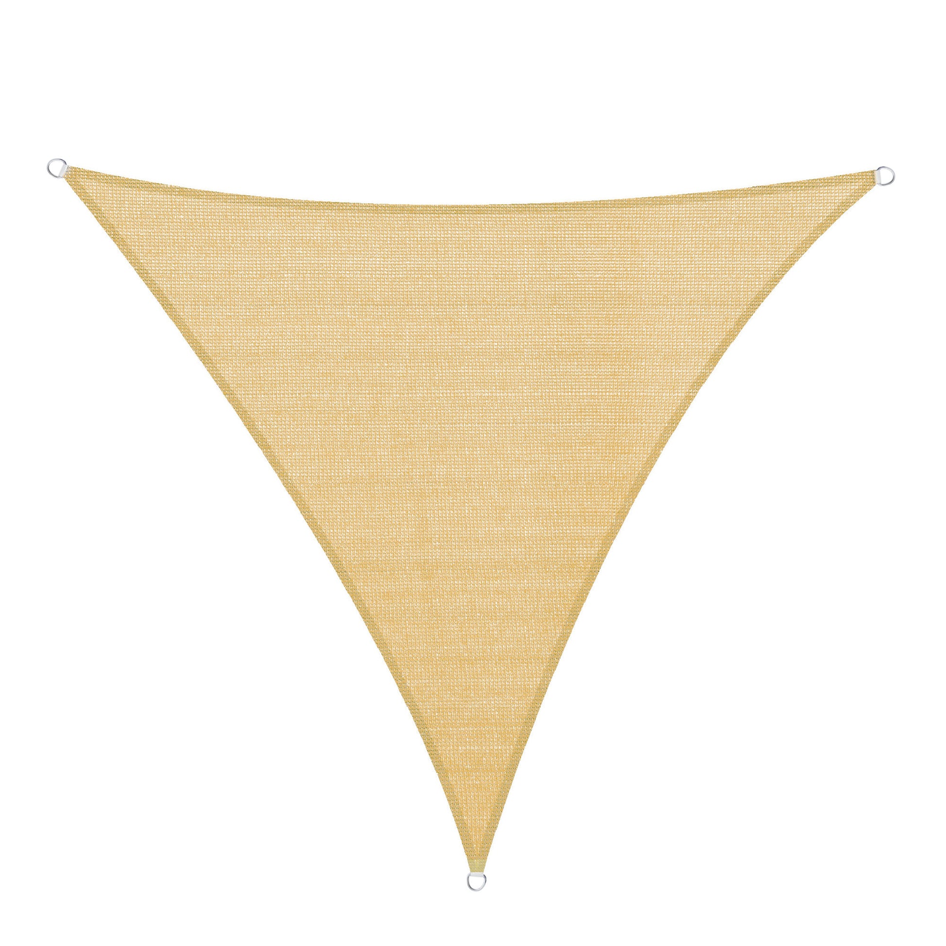 3m Triangle Shade Sail – Sand | Fixing Kit Included