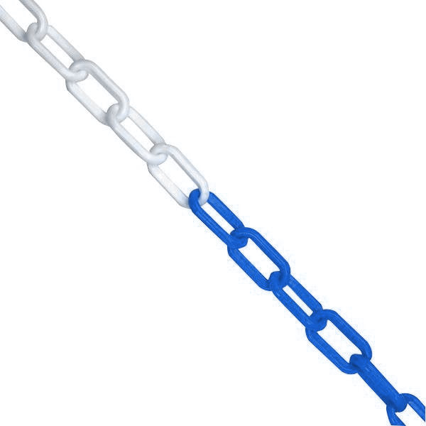 Blue & White Plastic Chain