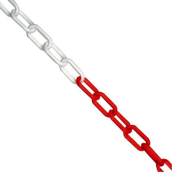 Red & White Plastic Chain