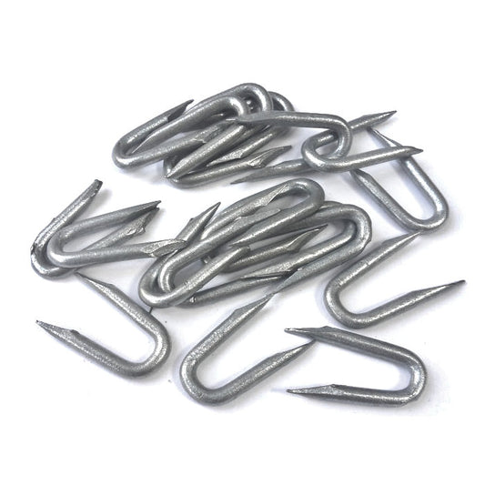 Galvanised U Staples for Wire Netting Fencing