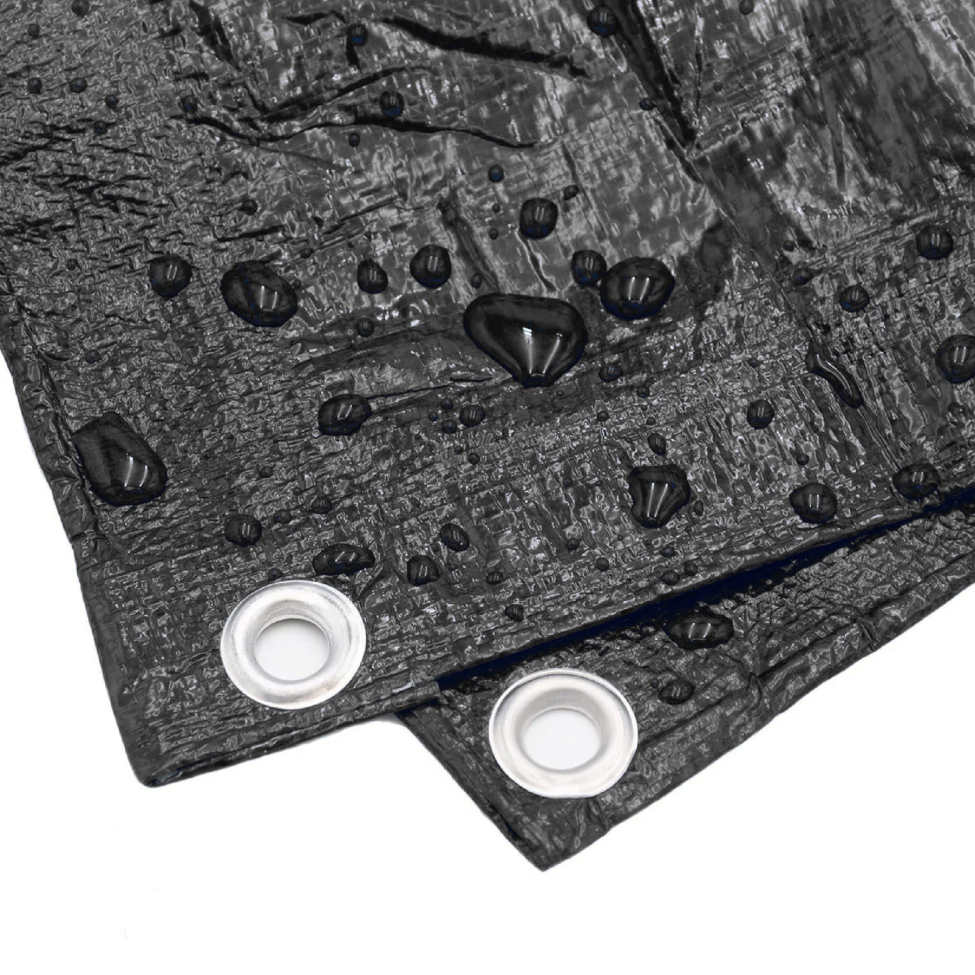 Waterproof Black Tarpaulin