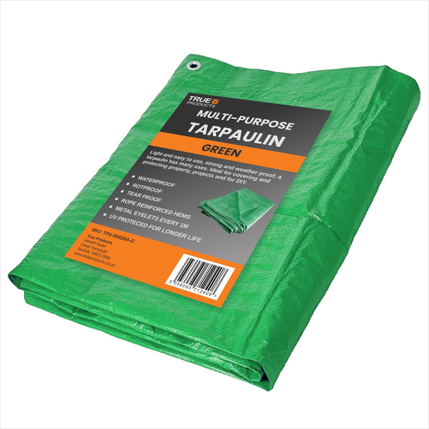 Waterproof Green Tarpaulin