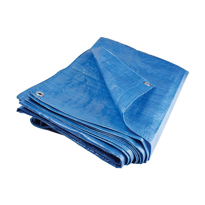 Waterproof Tarpaulin Groundsheet - Blue