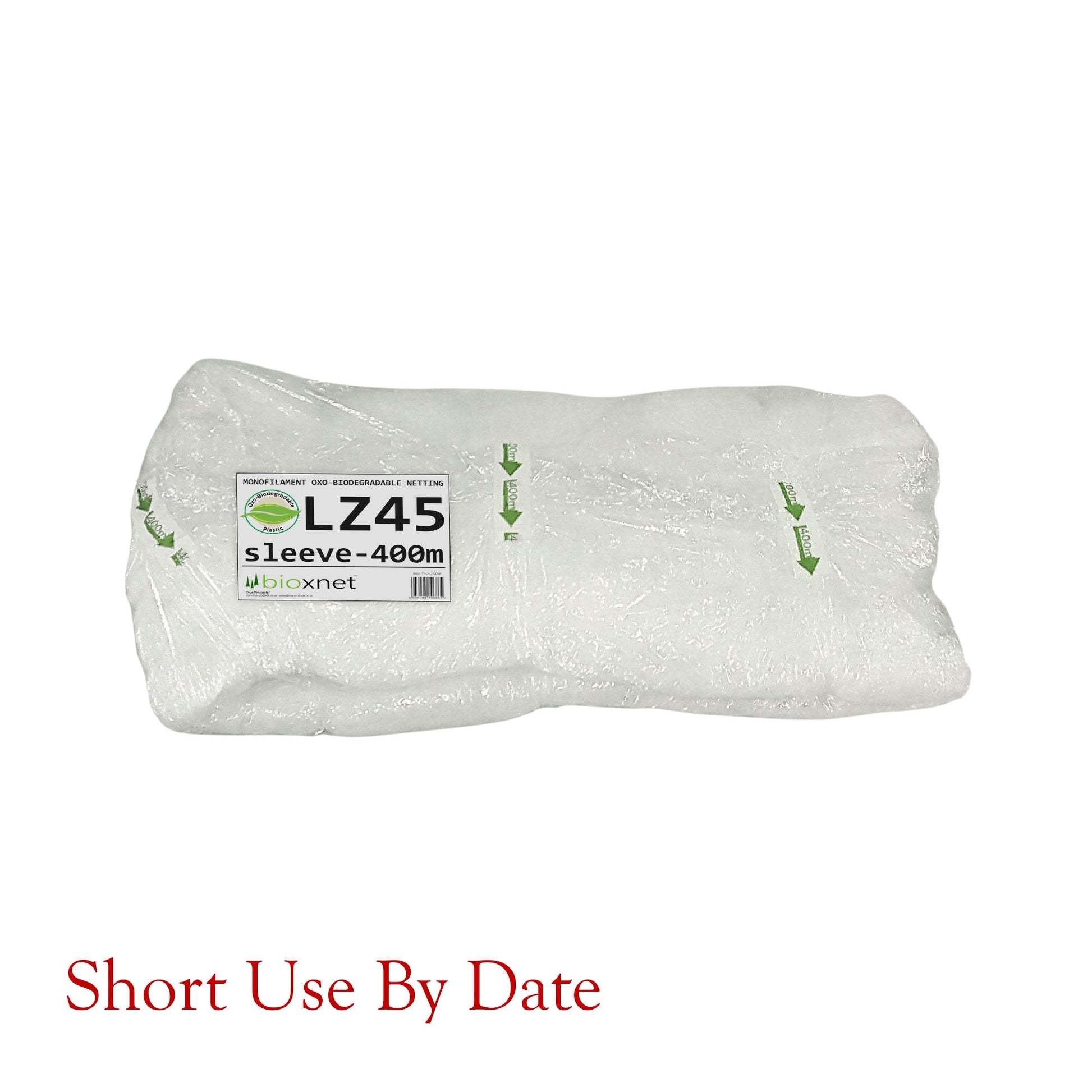 Short Date LZ45 Oxo-Biodegradable Tree Netting Sleeve - 400m