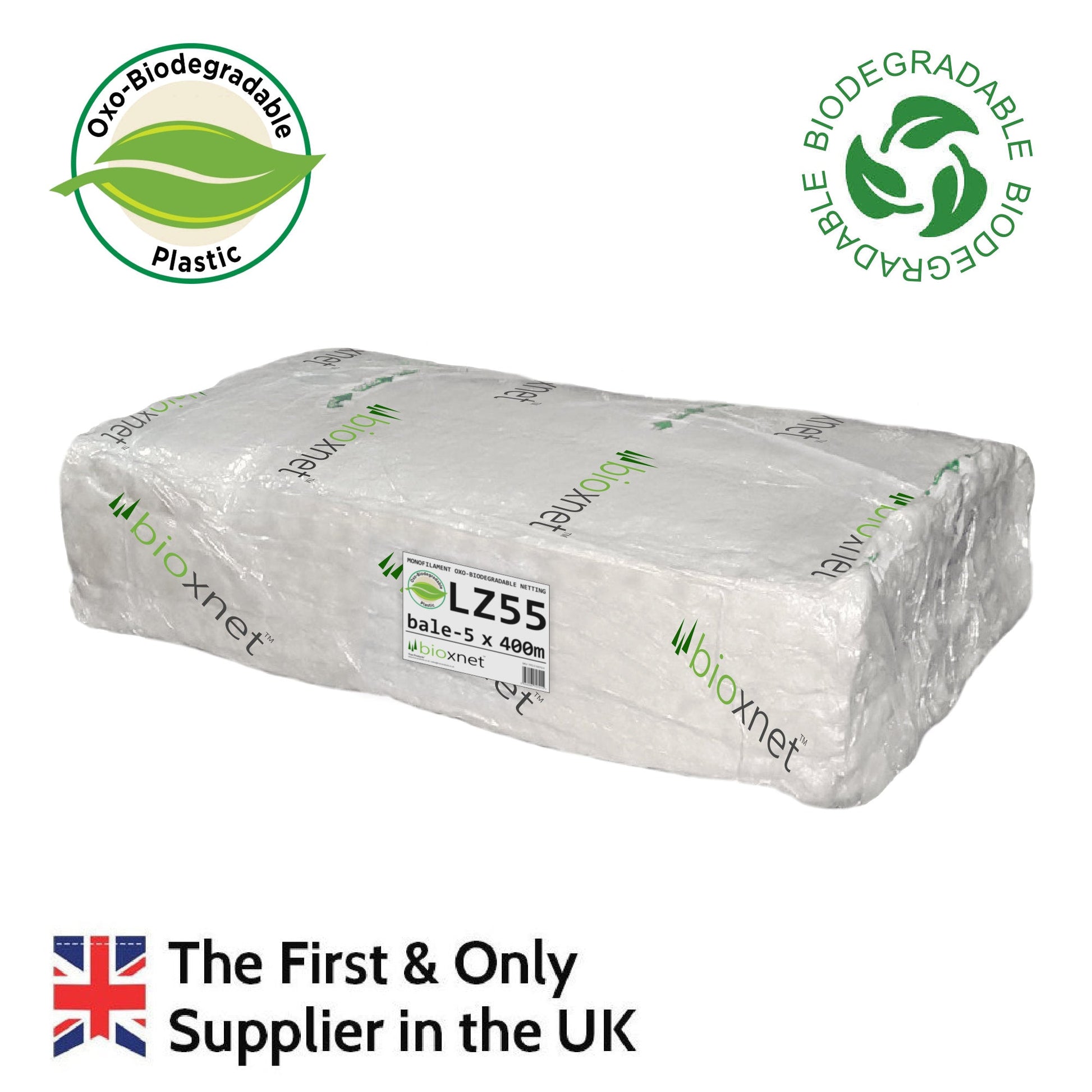 LZ55 Oxo-Biodegradable Tree Netting Bale - 2000m