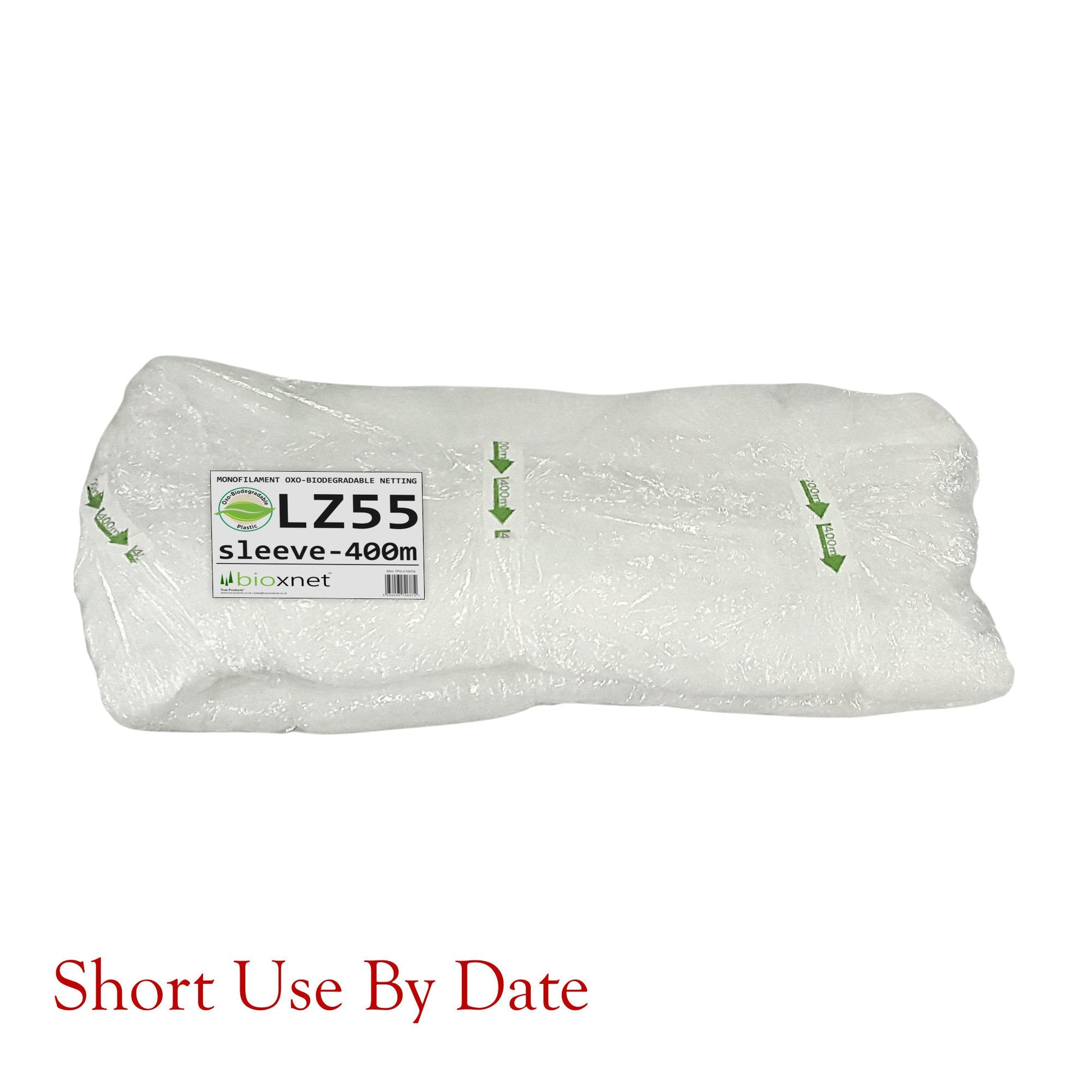 Short Date LZ55 Oxo-Biodegradable Tree Netting Sleeve - 400m