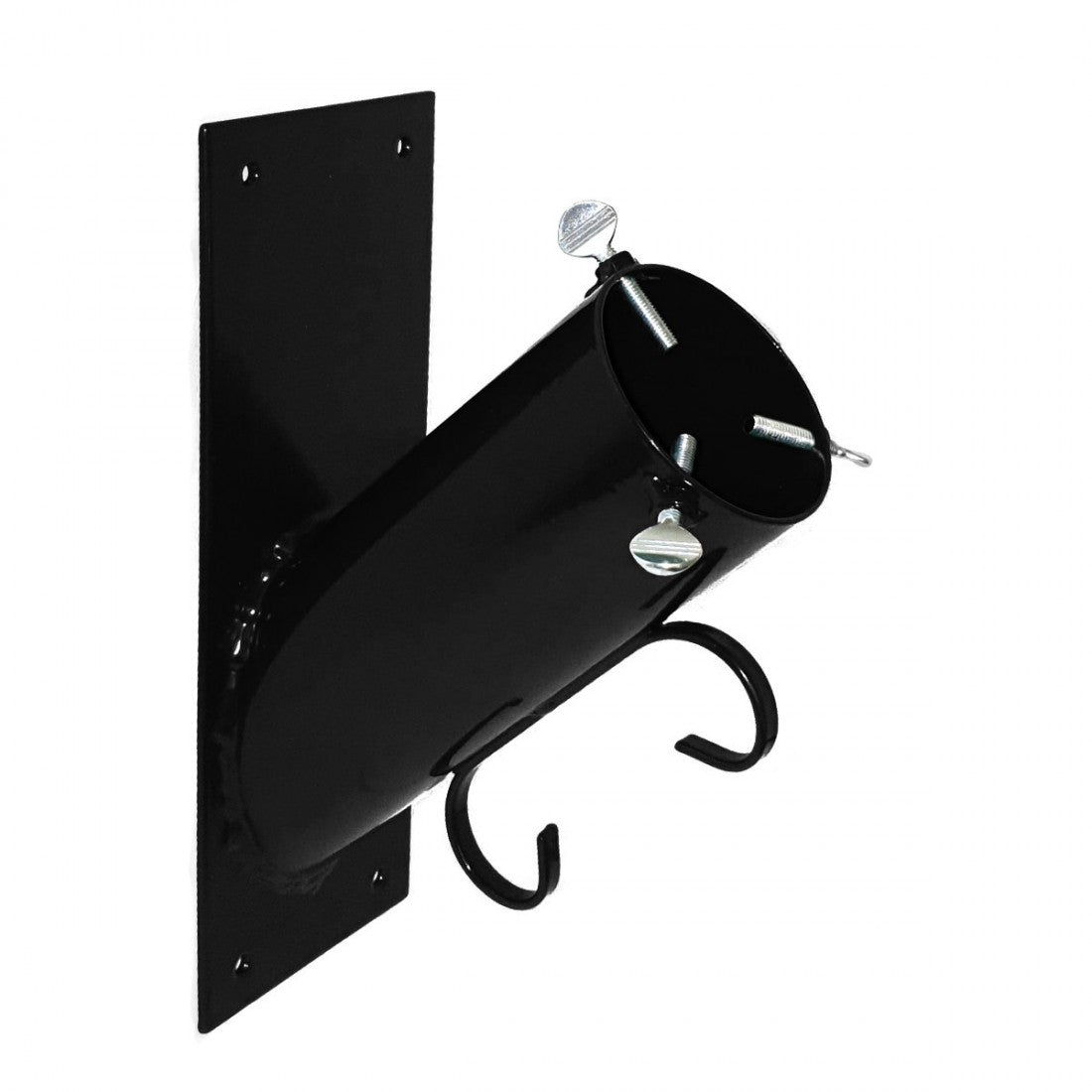 Black Wall Mounted Christmas Tree Stand with Hanging Hook