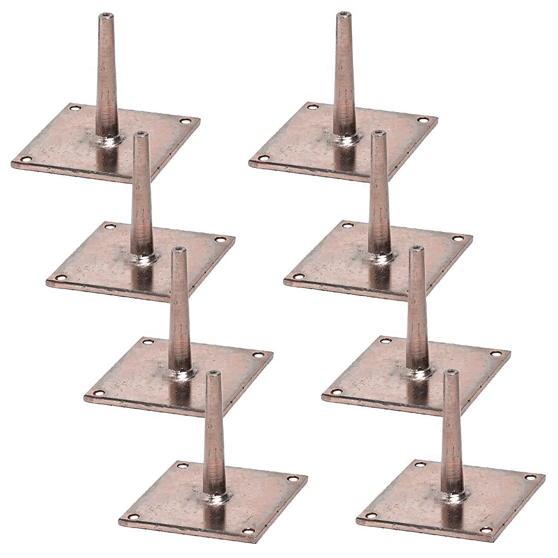 Tapered Display Pallet Pin Christmas Tree Stand - Pack of 8