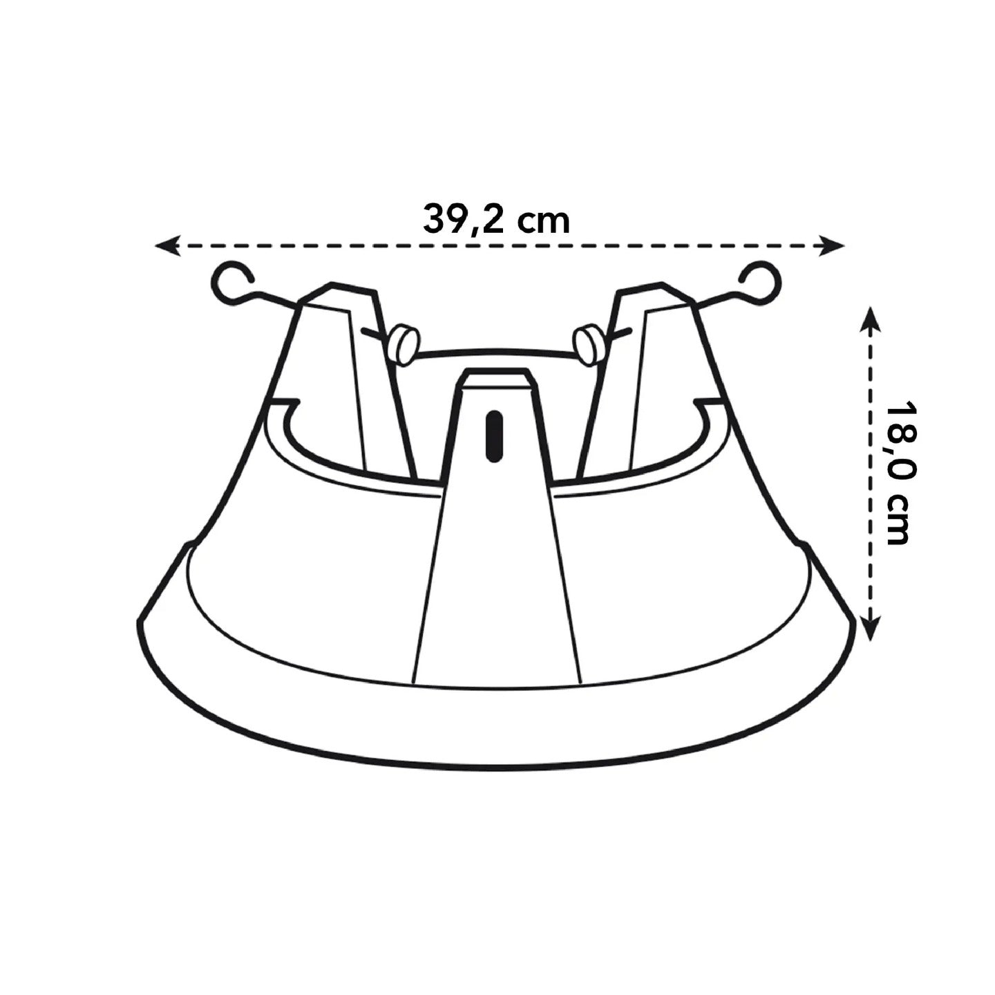 Elho Nordman Stand Christmas Tree Stand