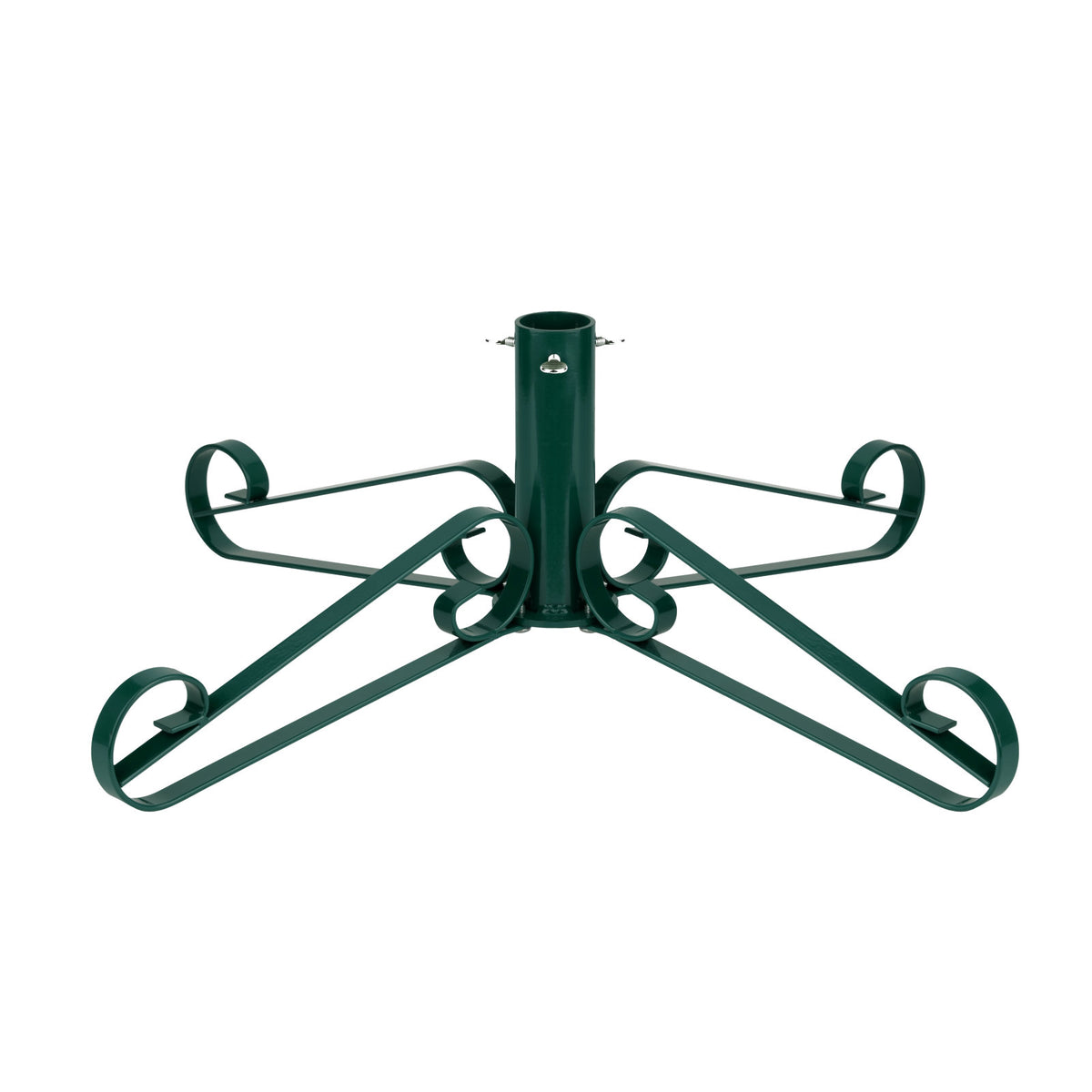 Traditional Scroll Leg Artificial Christmas Tree Stand - Green