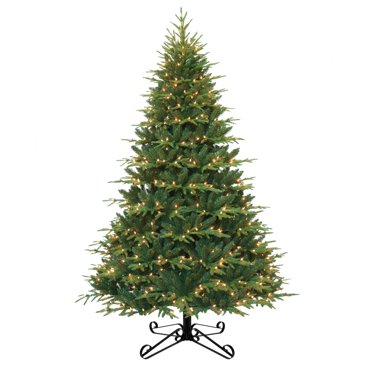 Traditional Scroll Leg Artificial Christmas Tree Stand - Black