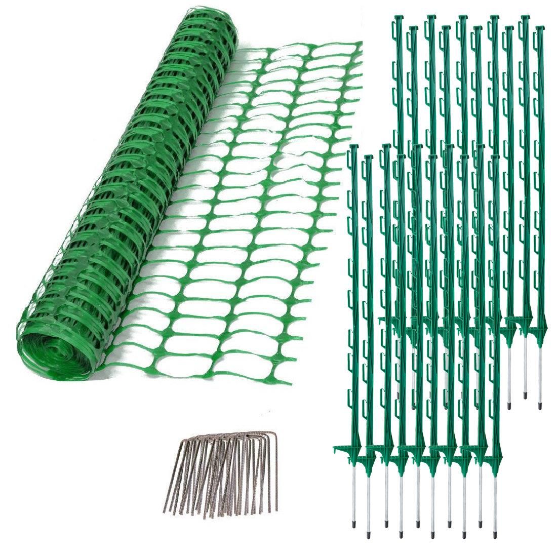 Temporary Fence Kit Up to 50m - Choice of Posts & Colours