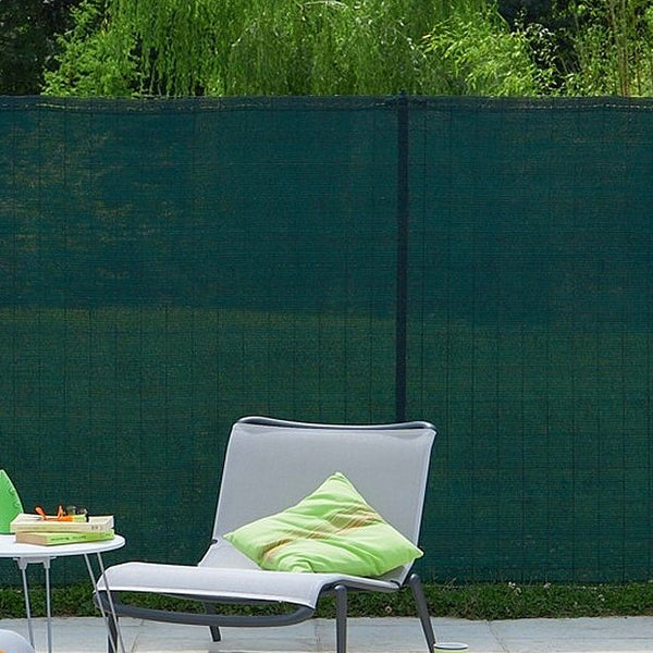 95% 'T' Shade Netting for Privacy - Green. 4ft, 6ft or 12ft High ...