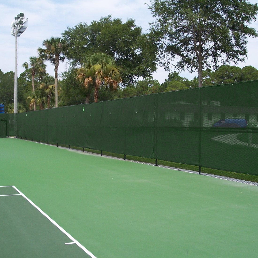 80% Shade and Privacy Netting Green - Tennis Court Privacy