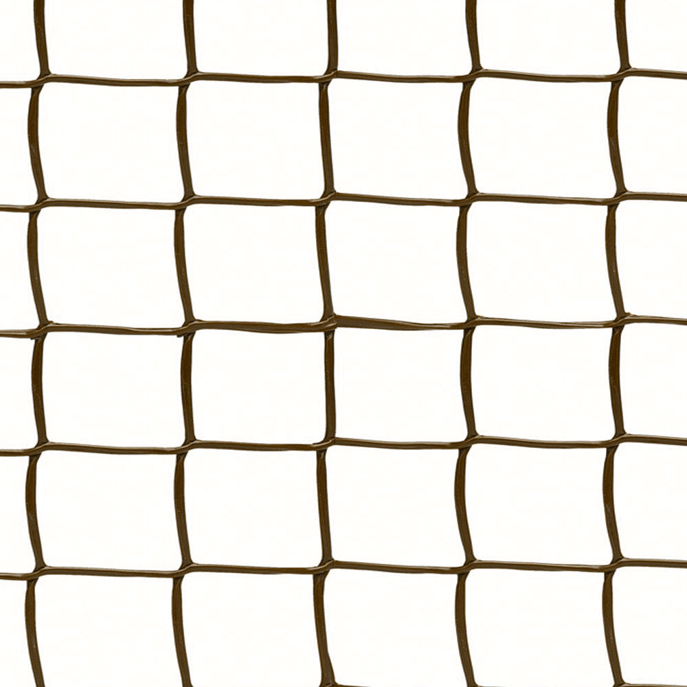 Climbing Plant Support Mesh - 50mm x 50mm - Brown