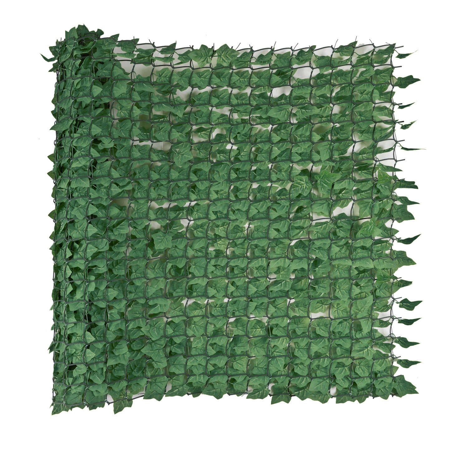 Premium Artificial Ivy Hedge Dark Green 1m x 3m