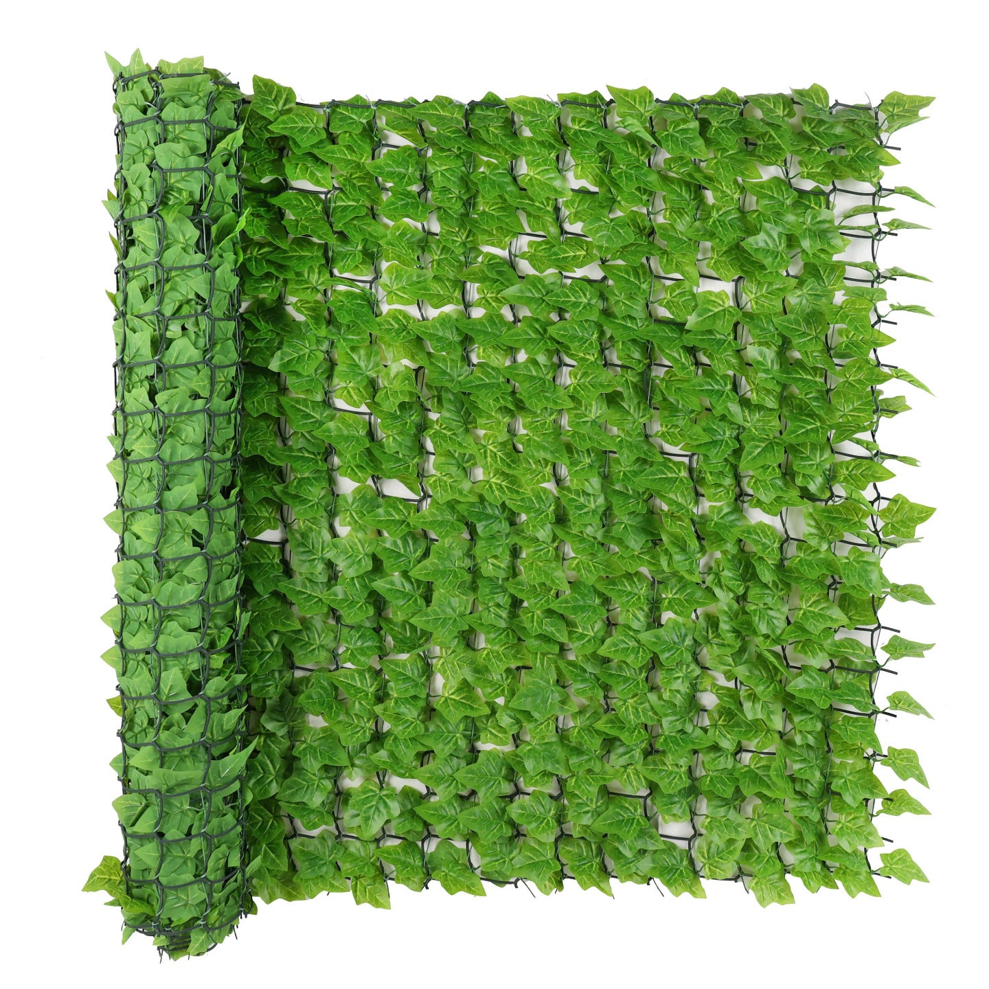 Premium Artificial Ivy Hedge Light Green 1m x 3m