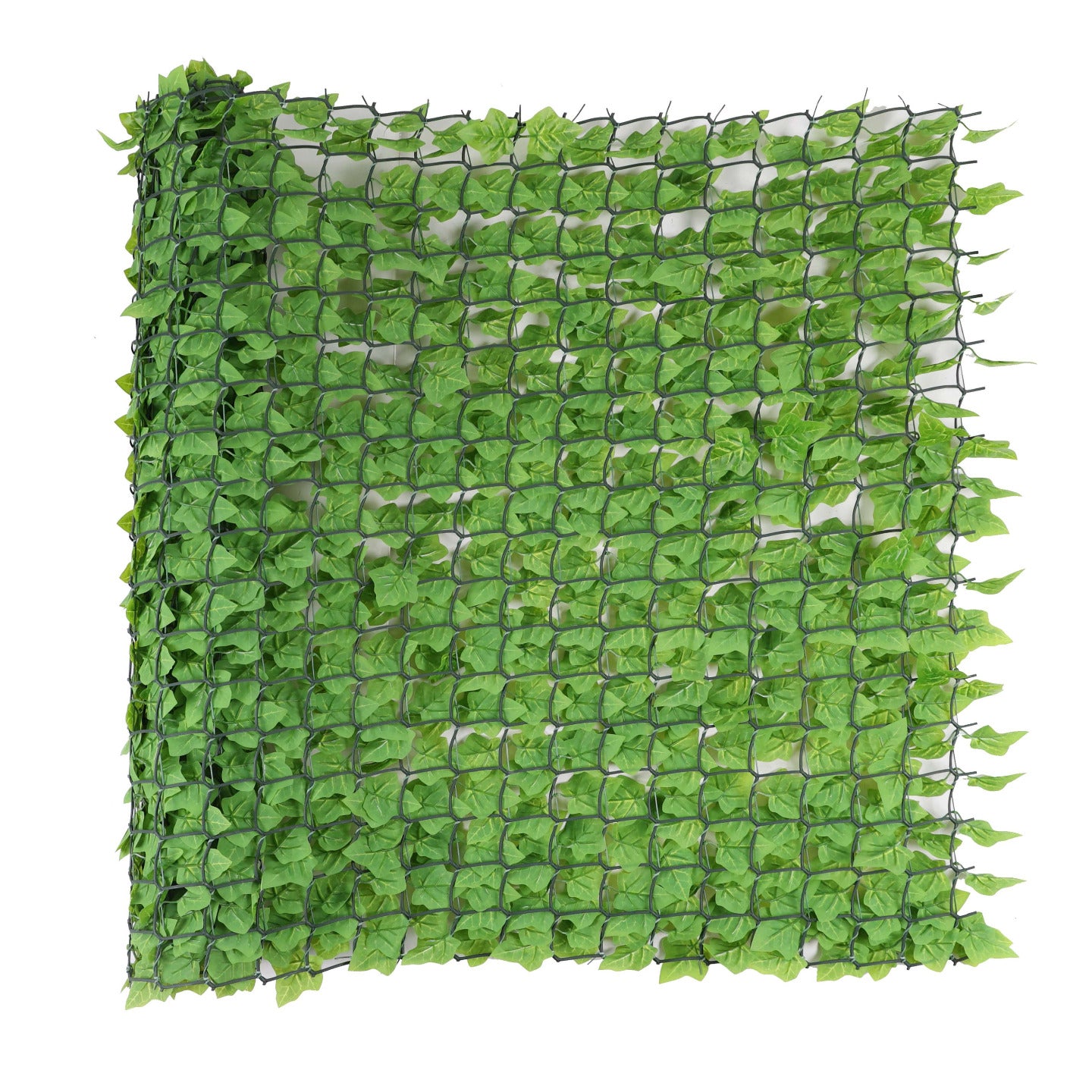 Premium Artificial Ivy Hedge Light Green 1m x 3m